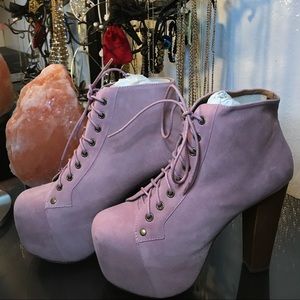 Jeffrey Campbell LITA pink suede BRAND NEW!